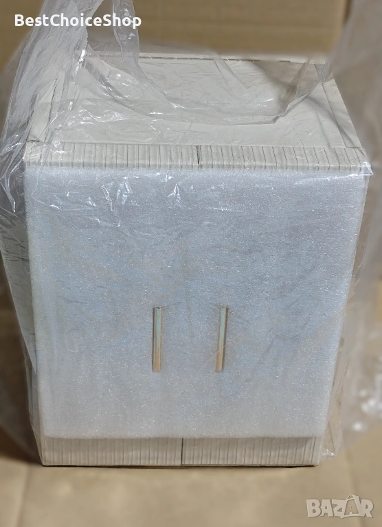 Kутия за бижута. Голяма 6-етажна с 5 чекмеджета и огледало за пръстени и колиета, снимка 1