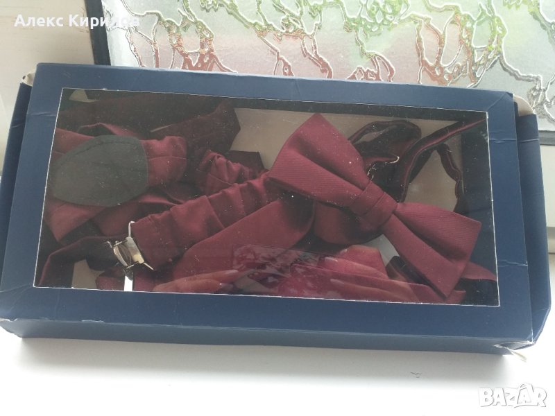 Комплект папионка и тиранти, снимка 1