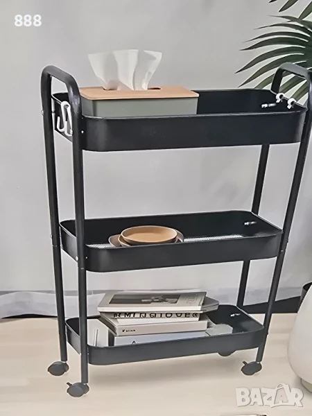 подвижна табла етажерка с колелца, снимка 1