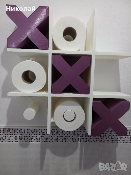 Поставка за тоалетна хартия Морски шах, снимка 1