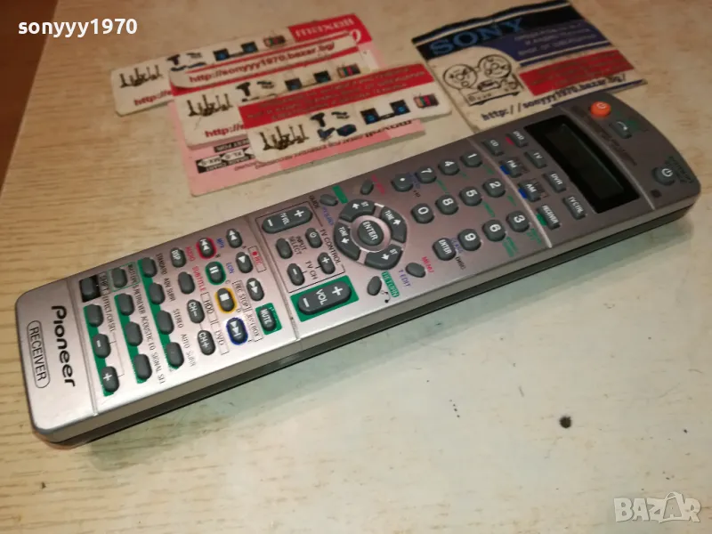 PIONEER RECEIVER REMOTE С ДИСПЛЕЙ-ВНОС SWISS 0101250155, снимка 1