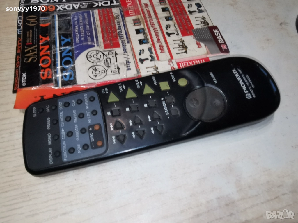 PIONEER CU-XR020 AUDIO REMOTE-ВНОС SWISS 2412251007, снимка 1