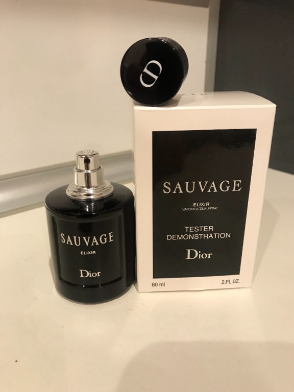 dior sauvage elixir tester