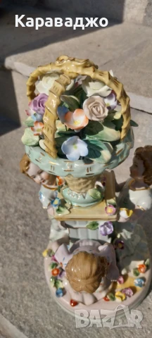 Порцеланова Композиция, снимка 3 - Статуетки - 50968688