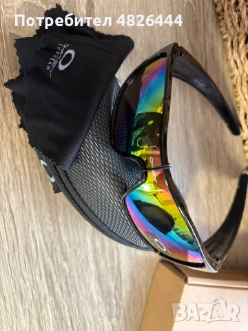 Oakley BATWOLF Matte Blackout POLARIZED Galaxy Jade lens Sunglass 9101, снимка 5 - Слънчеви и диоптрични очила - 56180327