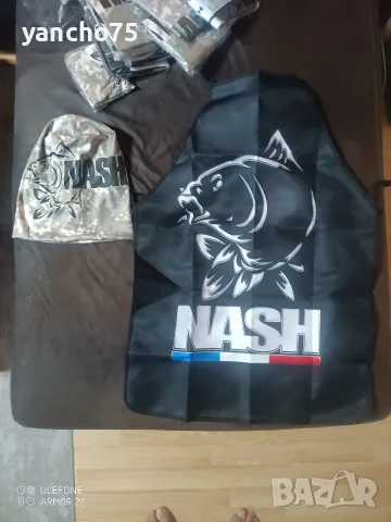 мека двулицева шапка+ престилка" Nash", снимка 2 - Екипировка - 56110902