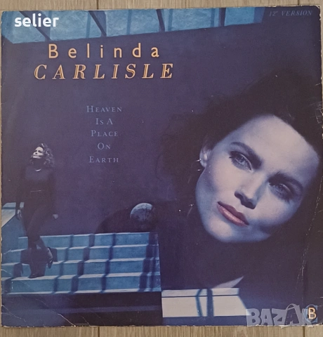 Belinda Carlisle ‎– Heaven Is A Place On Earth Maxi Single 12 Издание 🇬🇧 UK 1987г Състояние:VG+ Це
