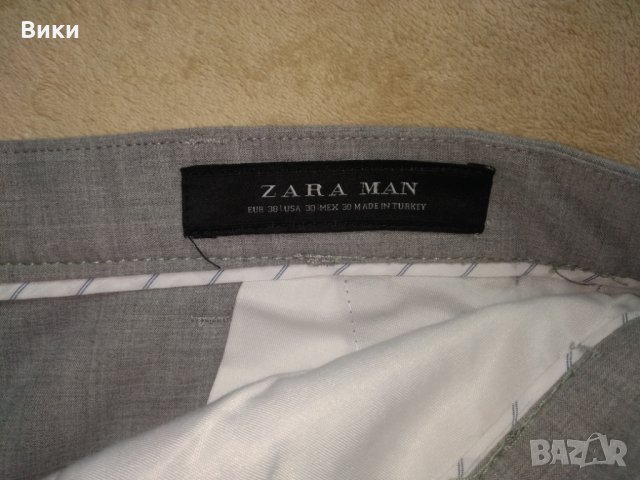 Мъжки панталон ZARA Men Slim - 30, снимка 12 - Панталони - 29216764