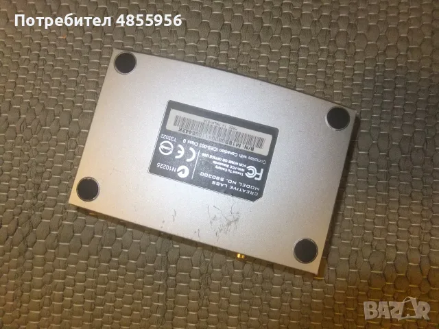 CREATIVE Labs Sound Blaster SB0300 External USB Soundcard 24-Bit Dolby Digital, снимка 4 - Аудиосистеми - 56233905