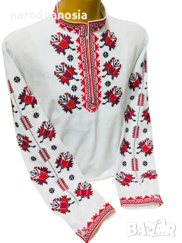 МЪЖКА РИЗА С БРОДИРАНА ШЕВИЦА - Модел 27, снимка 6 - Други - 47855091