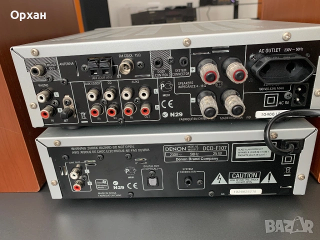 Перфектна Hi-Fi система Denon D-F107, снимка 6 - Аудиосистеми - 54147490