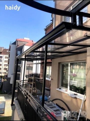 Навес , поликарбонат , сандвич панел , метални конструкции, снимка 11 - Ремонти на апартаменти - 54092415