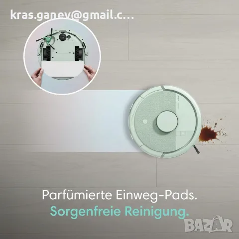 iRobot Roomba Mini – 7000 Pa, LiDAR, моп и AutoEmpty станция, снимка 8 - Прахосмукачки - 55879824