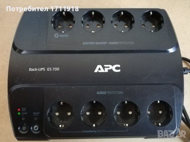 UPS APC Back-UPS ES, 700VA/405W, OFF Line, снимка 2 - UPS захранвания - 42815246