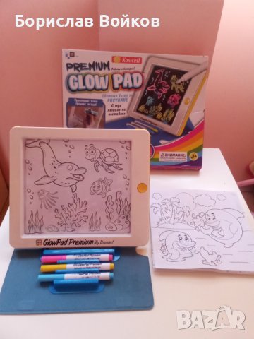 Светеща дъска за рисуване Glow Pad, снимка 4 - Образователни игри - 42823800