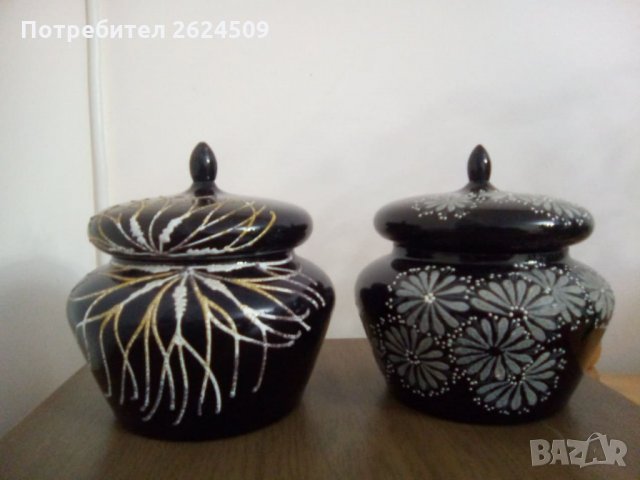 Две красиви стъклени купи , снимка 1