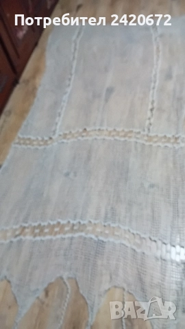 ръчно плетено перде