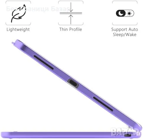 Нов Калъф с клавиатура за iPad 10-то поколение 10.9” с тъчпад и RGB кейс, снимка 5 - Клавиатури и мишки - 49405973