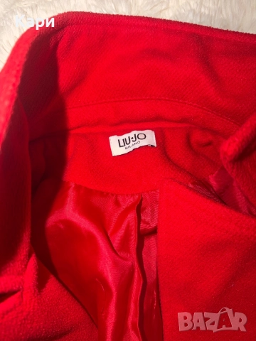 Liu Jo палто в класическо червено, снимка 7 - Палта, манта - 52391265