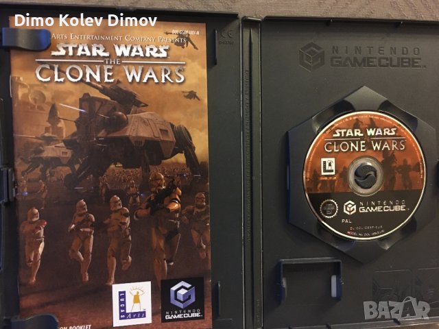 Star Wars Clone Wars Nintendo GameCube Wii , снимка 3 - Игри за Nintendo - 36989986