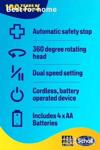 Електрическа пила за крака Scholl Velvet Smooth с пълнител за напукани пети , снимка 5 - Електрически пили за пети - 51807360
