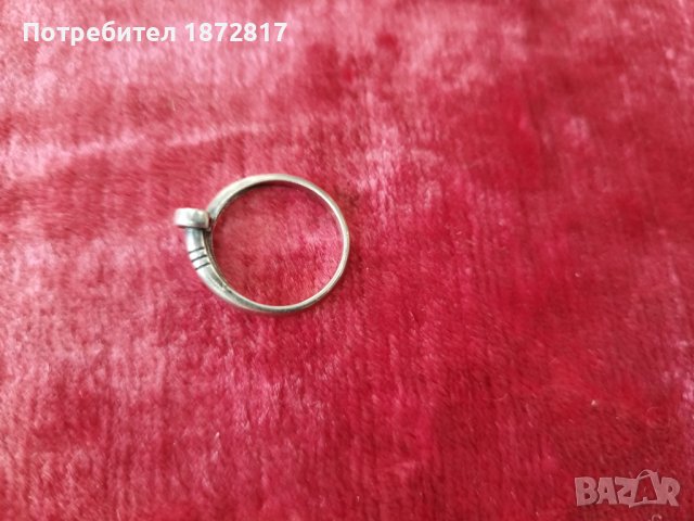 Сребърен пръстен №2730 , снимка 5 - Антикварни и старинни предмети - 38226052