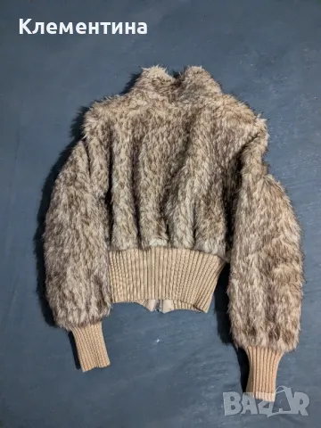 Shein яке с изкуствен косъм , снимка 4 - Якета - 49587385