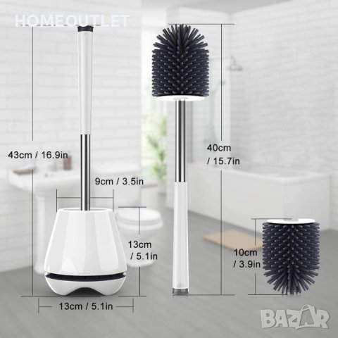 Силиконова четка за тоалетна, снимка 3 - Други стоки за дома - 36878338