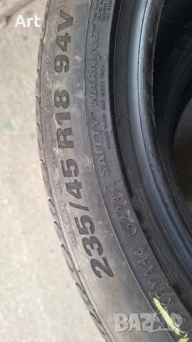 2бр.гуми 235 45 18 KUMHO, снимка 5 - Гуми и джанти - 53890592