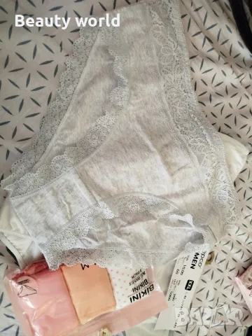 Дантелени бикини 2 хл, снимка 3 - Бельо - 49690308