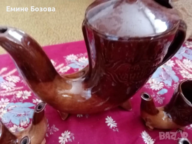 КЕРАМИЧНИ СЕРВИЗИ РАКИЯ,ВИНО,ПОДПРАВКИ , снимка 2 - Декорация за дома - 50739146