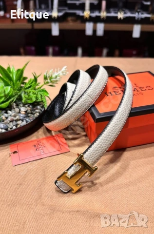 колани от естествена кожа в кутия hermes , снимка 9 - Колани - 53216909