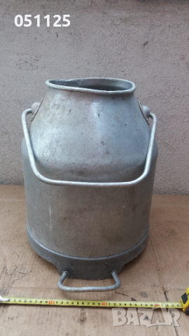 стар алуминиев гюм за мляко, 30 литра , снимка 4 - Антикварни и старинни предмети - 44529675