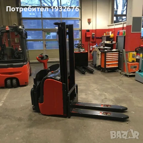 Стакер Linde L14AP -1400 kg., снимка 3 - Индустриална техника - 54067194