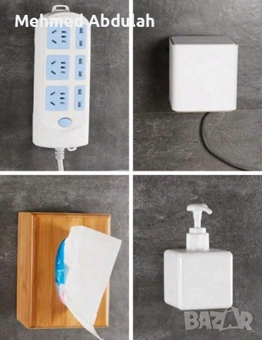 Самозалепващи прозрачни закачалки с кукички без следи , снимка 4 - Закачалки - 54152112