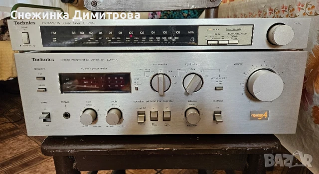 Усилвател Technics SU-V4A class A+тунер Technics ST-Z35L