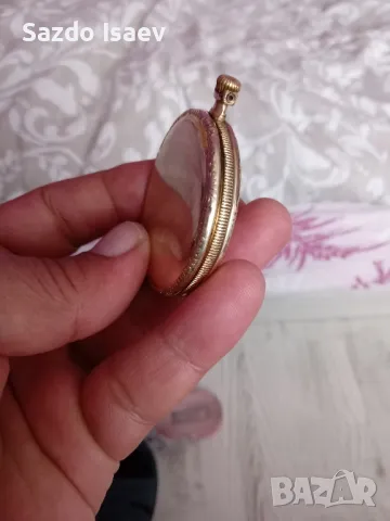 джобен часовник позлатен , снимка 3 - Джобни - 49631285