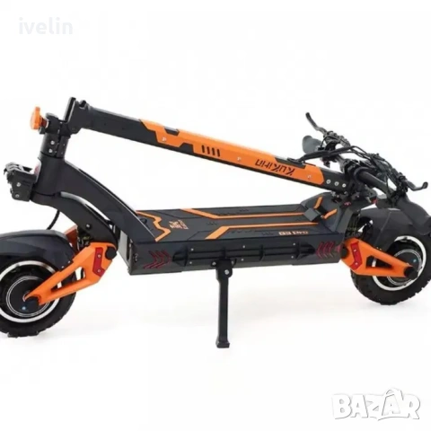 Електрическа тротинетка KuKirin G3 Pro – 48V 1200W x2 , снимка 4 - Велосипеди - 53139430