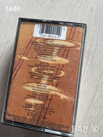 Led Zeppelin – Remasters отигинално UK издание , снимка 2 - Аудио касети - 56367523