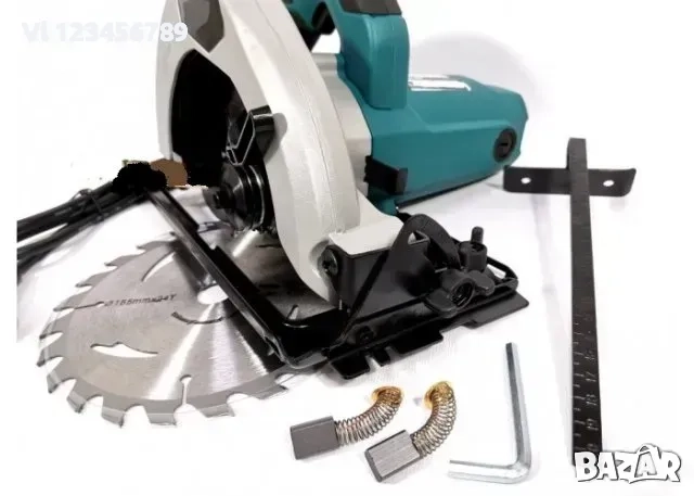 Циркуляр ръчен 1200W, снимка 3 - Други инструменти - 51475197