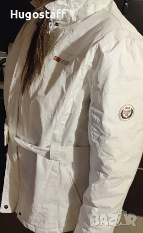 Дамско бяло яке Geographical Norway Expedition вятърустойчиво и водоустойчиво Ххл, снимка 12 - Якета - 52086999