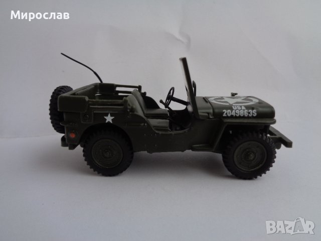  VICTORIA 1/43 JEEP WILLYS ИГРАЧКА КОЛИЧКА ВОЕНЕН МОДЕЛ ДЖИП, снимка 3 - Колекции - 44349818