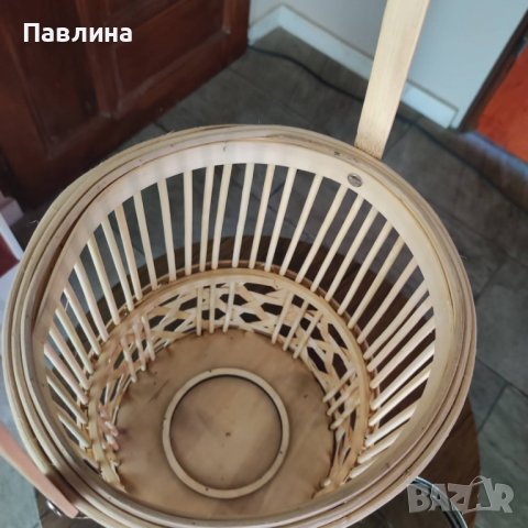 Свещници от ратан, снимка 7 - Други - 37206029