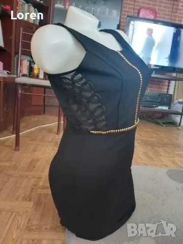 💋H@M💋Рокля със златисти капси , снимка 4 - Рокли - 50391692