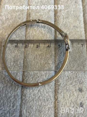 Сребърна гривна с  Дърво и камъчета 925 , снимка 6 - Гривни - 54172117