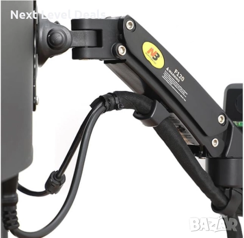  Ергономична стойка за стена NB F120, снимка 4 - Стойки, 3D очила, аксесоари - 52864092