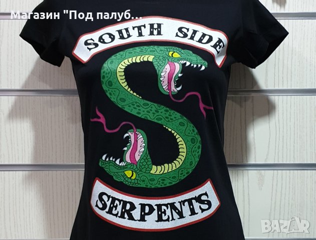 Нова дамска тениска с дигитален печат на сериала RIVERDALE, Southside serpents, снимка 9 - Тениски - 30201300