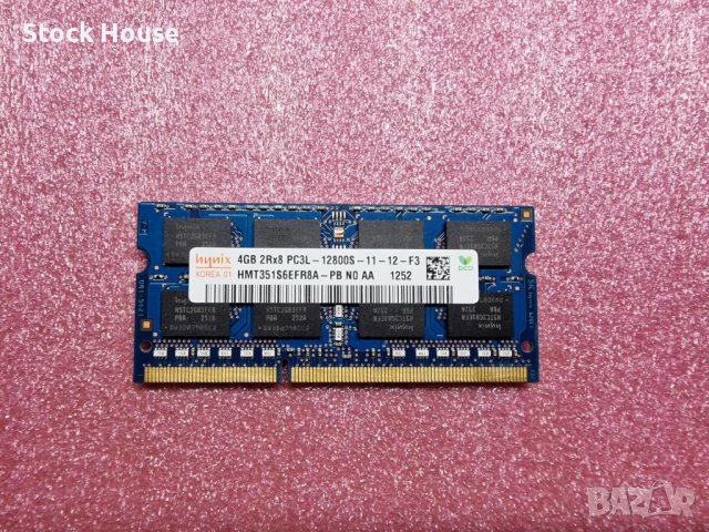 4GB Hynix Ram 1600 MHZ DDR3L PC3L-12800S за лаптоп - 2