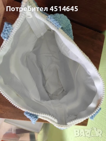 Чанта ръчно плетена 34/22/7 см нова, снимка 2 - Чанти - 51203753