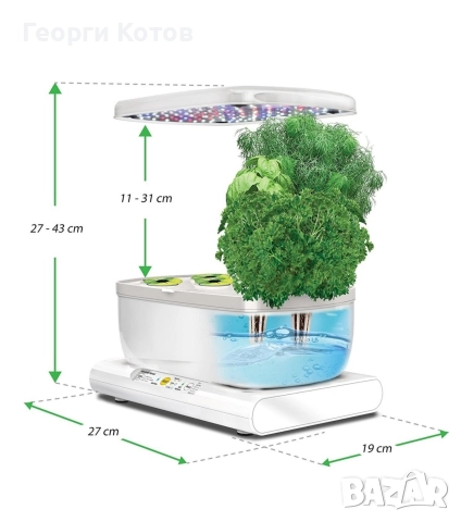Домашна градина отглеждане на билки AeroGarden, снимка 2 - Друга електроника - 52976002